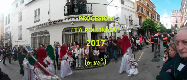 La procesión del Domingo de Ramos de Marbella en 360º