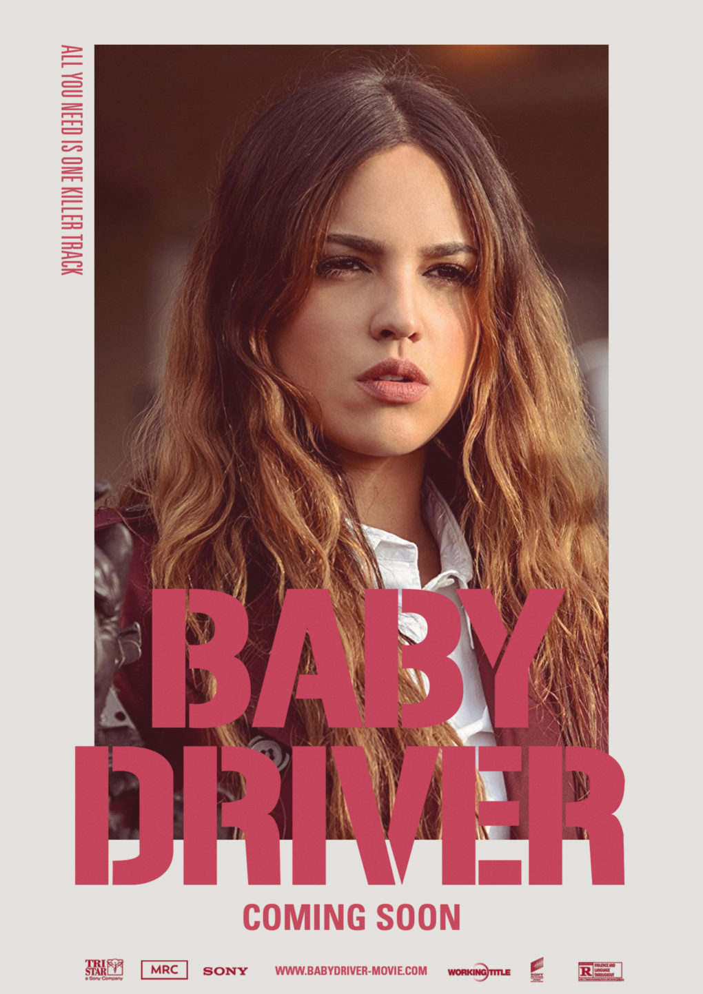 Cartel alternativo de personaje de "Baby Driver".